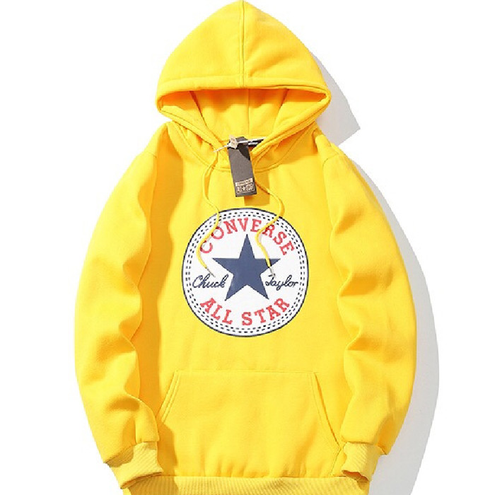 yellow converse hoodie