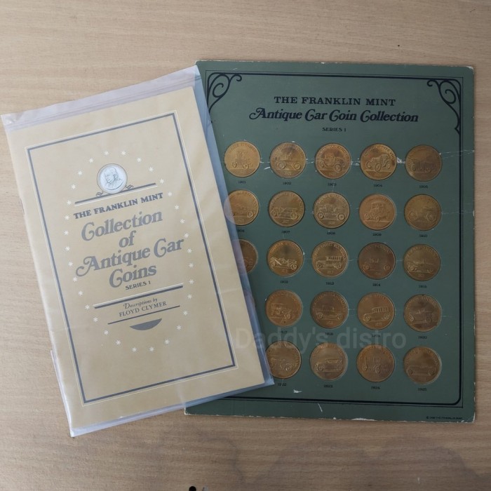 Jual The Franklin Mint Antique Car Coin Collection Koleksi K Uk25 Jakarta Barat Toko Anuliks Tokopedia