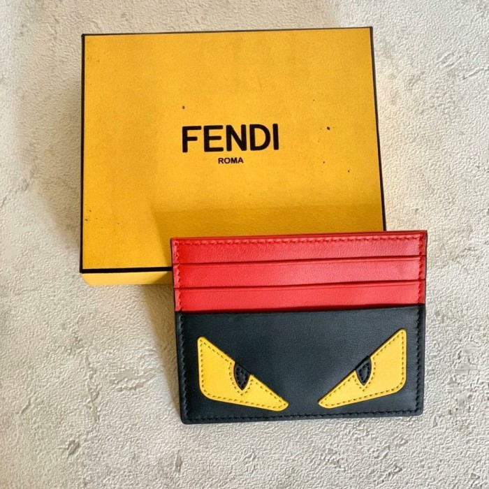 fendi monster cardholder