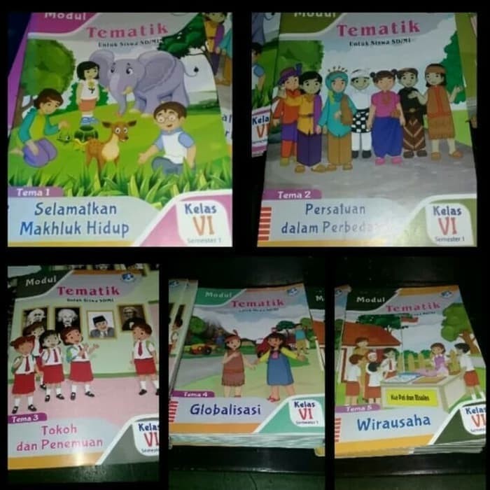 Kunci Jawaban Lks Tema 1 Kls 6 : Kunci Jawaban Buku Tematik Tema 4