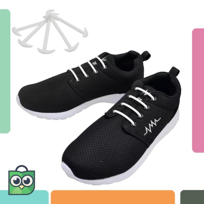 tababy No Tie Shoe Laces for Men and Women Silicone Elastic Waxed Thin Oxford Round Shoelaces for Dress and Leather Shoes