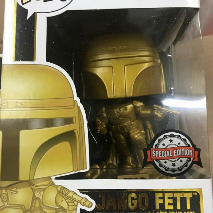 gold jango fett funko pop
