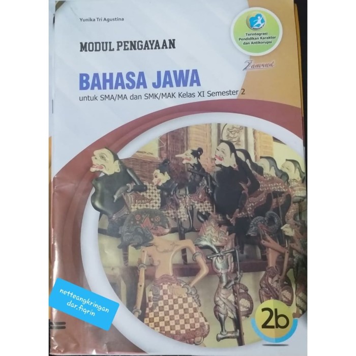 Kunci Jawaban Lks Bahasa Jawa Kelas 5 Semester 2 Halaman