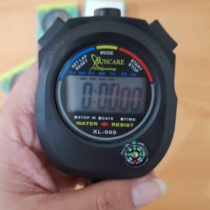 Jual Stopwatch digital multifungsi olahraga alat pengukur waktu alarm