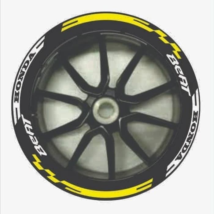 Jual sticker cutting List velg motor honda beat 1set. Stiker cutting