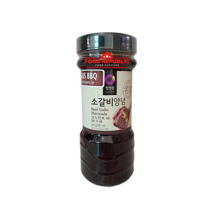 Jual SAUCE MARINADE BEEF GALBI 840 GR CHUNG JUNG ONE ...