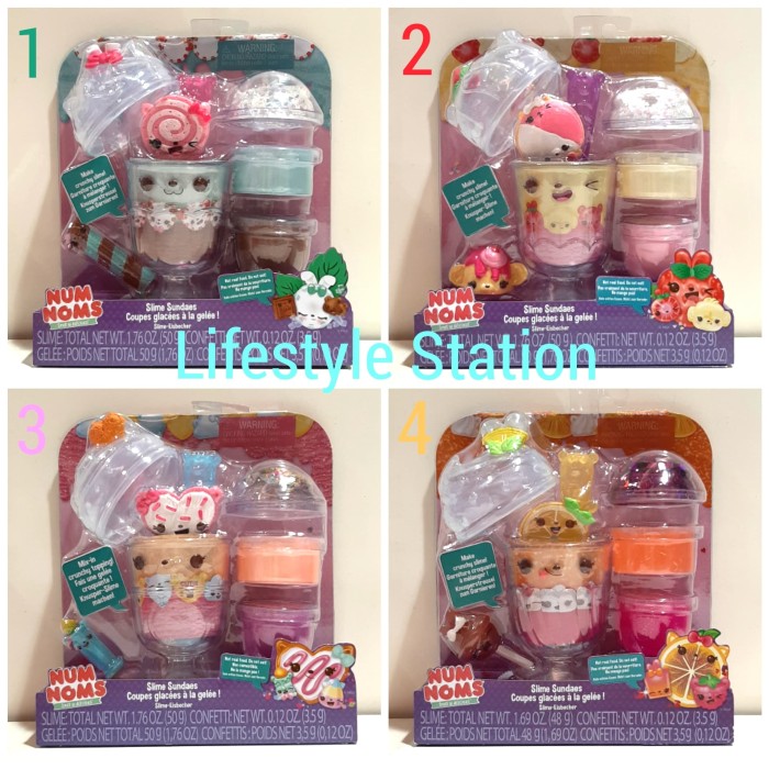 num noms slime sundaes