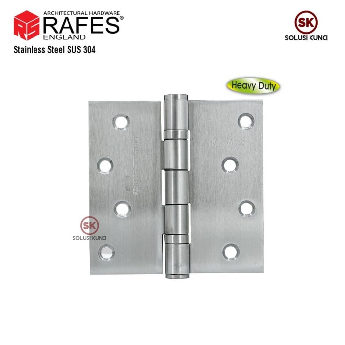 Jual Engsel Pintu Stainless Steel  SUS 304 RAFES 4 x4 75 