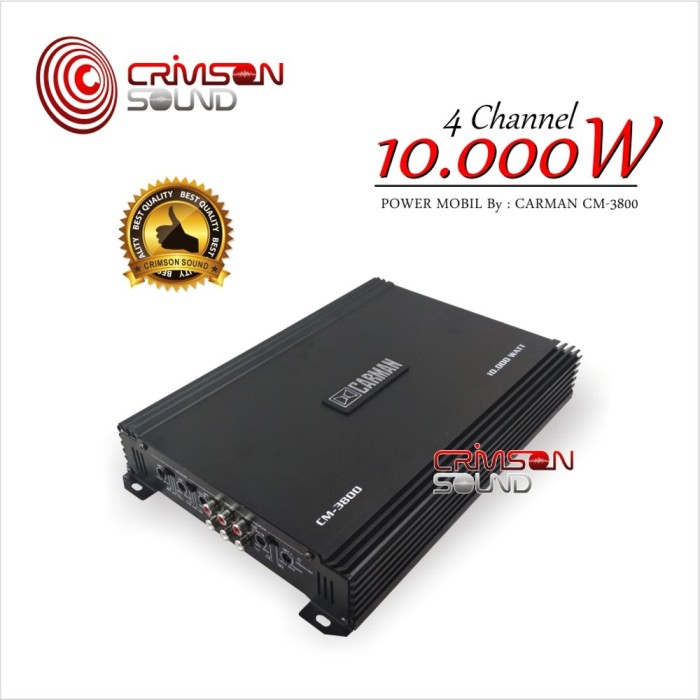 Jual Power Mobil 4 Channel Murah 10 000 Watts Carman Cm 3800 Last Stok Jakarta Barat Laurensyahmishop Tokopedia