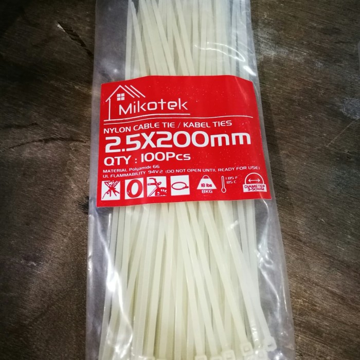 Jual kabel tis cable ties insulok insulock pengikat 20 cm Kota