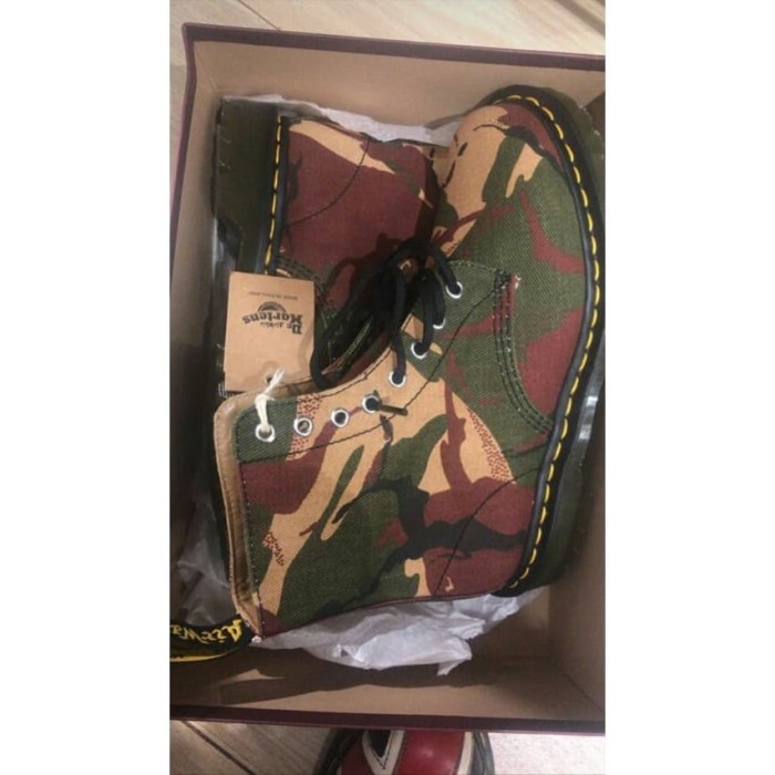 camouflage doc martens
