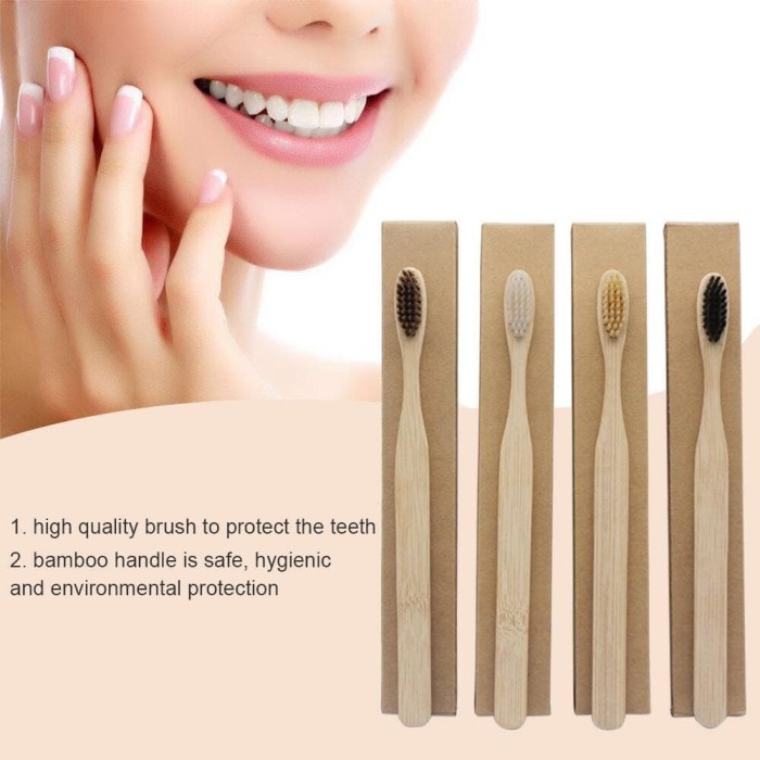 Jual SIKAT GIGI KAYU BAMBU /Bamboo Toothbrush with Box