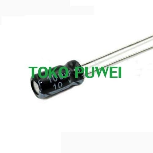 Jual Capacitor ELKO Kapasitor 100uF 10V 4 7 DIP DE53 Jual Capacitor ELKO Kapasitor 100uF 10V 4 7 DIP DE53