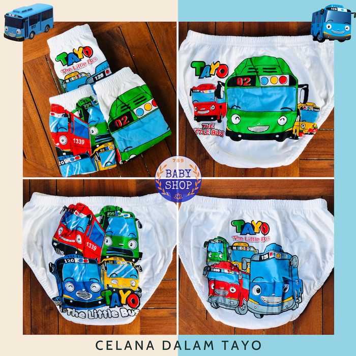Jual Celana Dalam Anak Laki-Laki TAYO untuk umur 2-10
