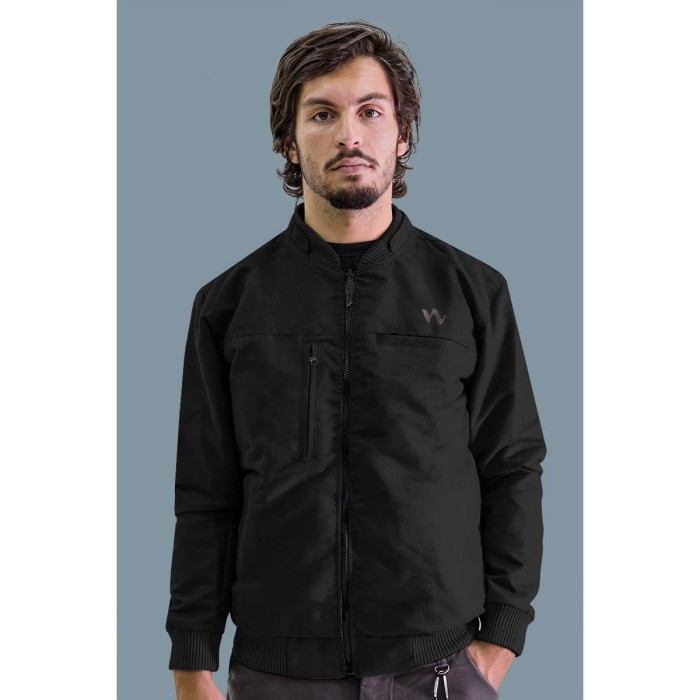 Promo Jaket  Bomber  Bolak Balik Multifungsi HELIO  Hitam 