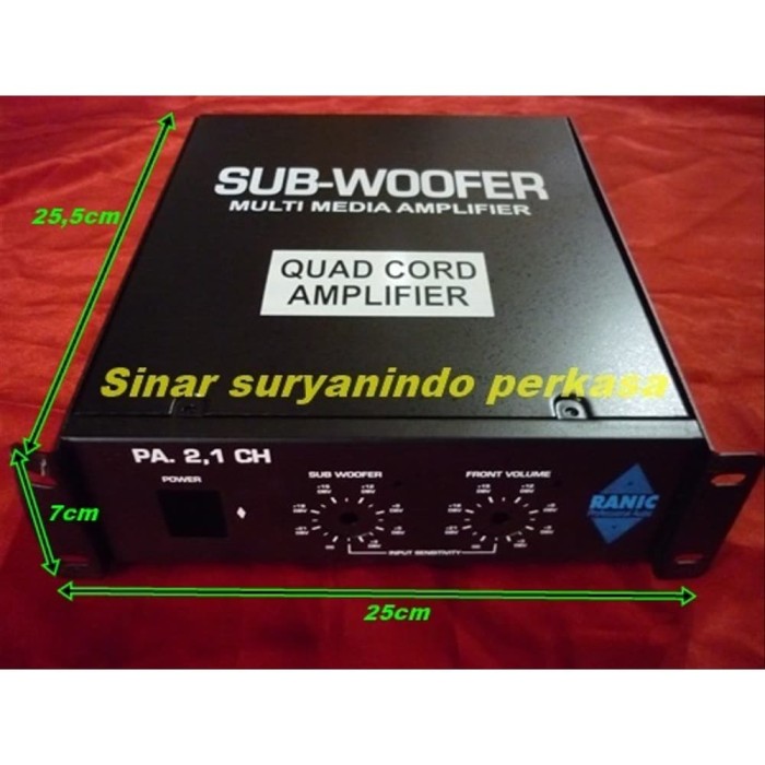 box ampli subwoofer