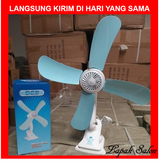 Jual Kipas Angin Baling Baling Lucu Listrik Jepit GSE 600 - Kota
