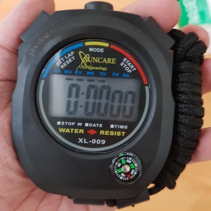 Jual Stopwatch digital multifungsi olahraga alat pengukur waktu alarm