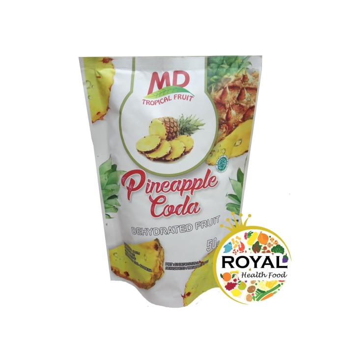 Jual Manisan Buah Nanas / Dehydrated Pineapple 50 gr (MD Tropical Fruit) - Jakarta Barat