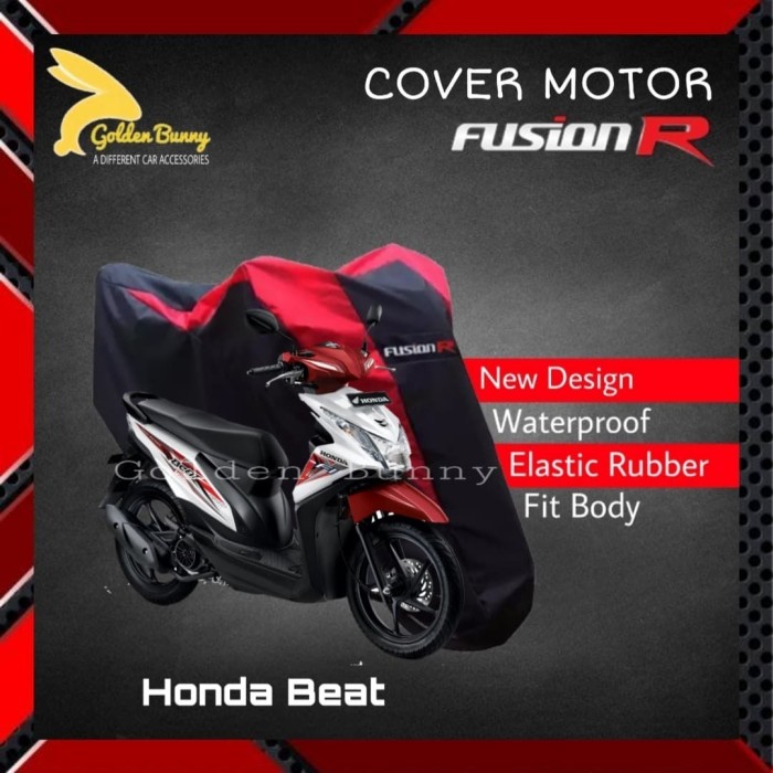 Jual Body Cover Motor Honda Beat / Sarung Motor Honda Beat - FUSION R