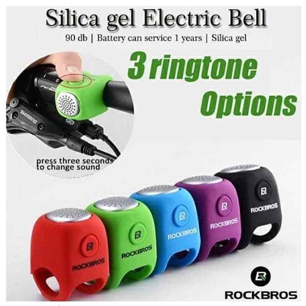 Jual Bel  Sepeda  Elektrik Rockbros  3 Mode Ringtone Silica 