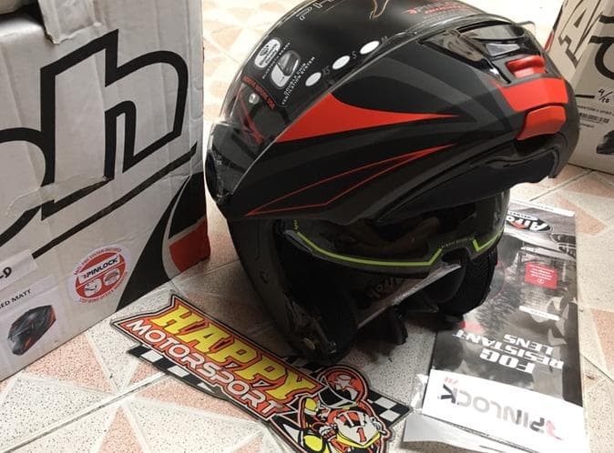 Airoh HELMET PHANTOM S TRIPLO RED MATT M