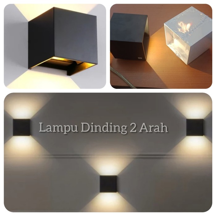 Jual Lampu  dinding wall lamp washer 2 arah model  tempel  