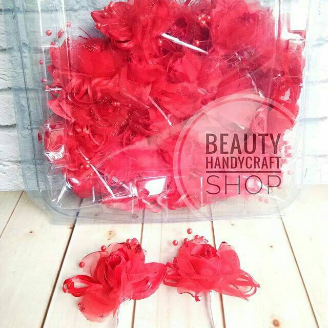 Jual BROS Bunga korsase PANITIA MERAH per 36bh - Jakarta