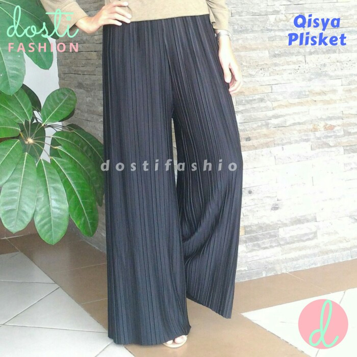 Jual CELANA  KULOT  PLISKET  WANITA KULOT  PLISKET  PANJANG 