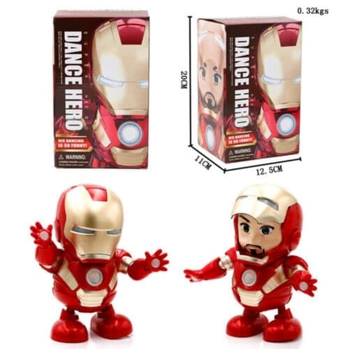 Jual Dance Hero Robot  Ironman Mainan  Boneka Joget  Tony 