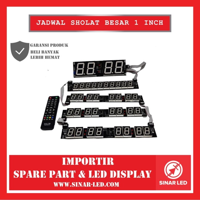 Jual Kit Jadwal Sholat Besar Kota Depok Sinar Led Tokopedia