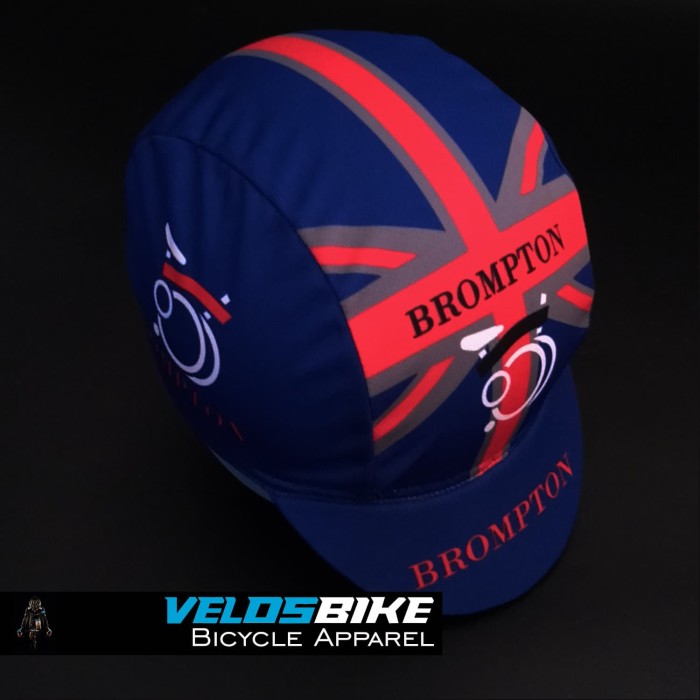  Jual  Topi sepeda  cycling cap BROMPTON  biru Kota Semarang  