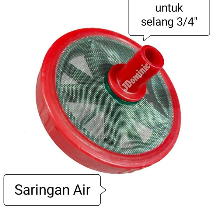 Jual Saringan air selang 3/4 inchi 3/4" water filter strainer foot klep