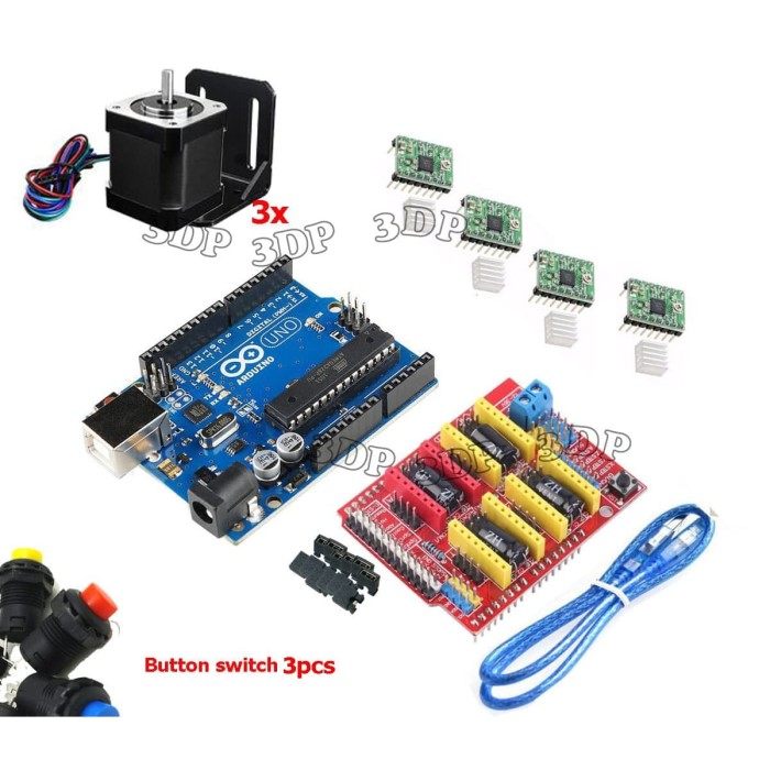 Wiring The Cable: Arduino Cnc Shield V3 Wiring