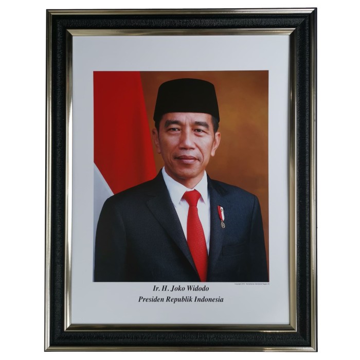 Jual Bingkai/Frame Foto Presiden dan Wakil Presiden (A3