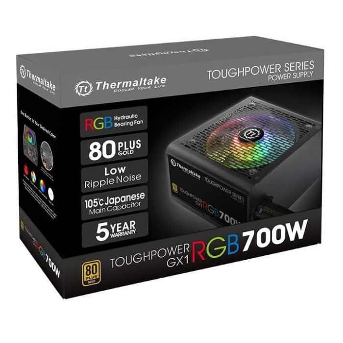 Jual Thermaltake Toughpower GX1 RGB 700W 80+ GOLD RGB SYNC ...