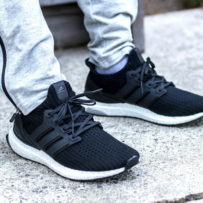 ultra boost black white