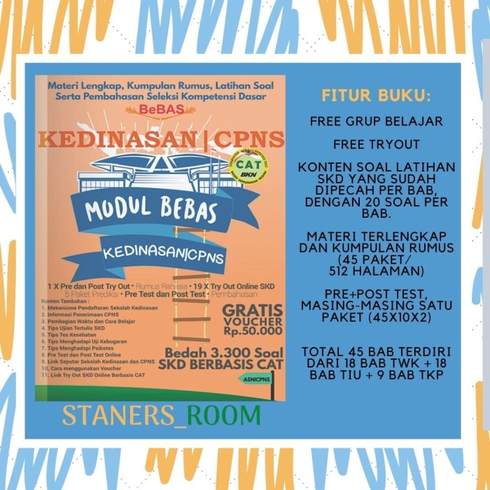 Jual Free Tryout Buku Skd Cpns Kedinasan Pkn Stan Ipdn Stmkg Stis Kota Bandung Staners Room Tokopedia