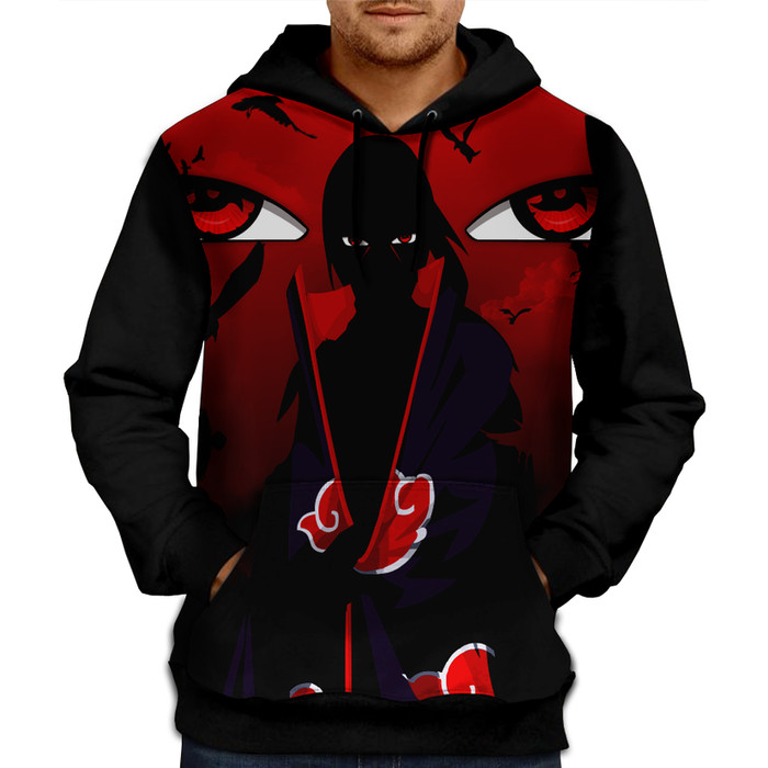 Jual Jaket Anime Naruto Itachi Akatsuki Kota Yogyakarta