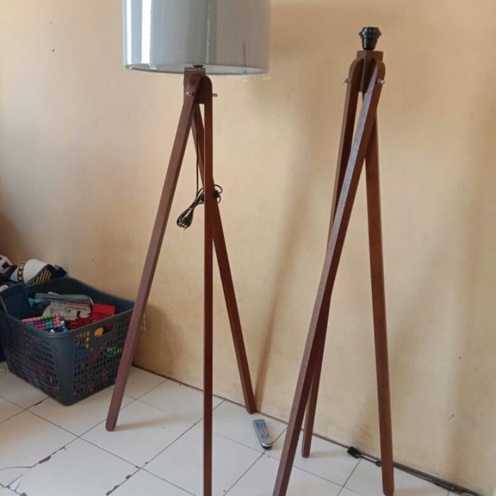 Jual standing lamp lampu lantai floor lamp kaki warna - Kab. Bandung