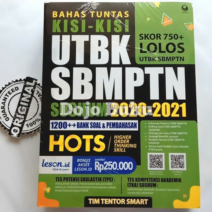 Bisa Cod Bahas Tuntas Kisi Kisi Utbk Sbmptn Soshum 2020 2021 Tim Tentor Smart Murah Lazada Indonesia