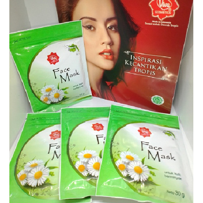 Jual Face Mask Viva Untuk Kulit Berminyak Masker Wajah Kulit Berminyak Kota Tangerang Selatan Nusae Laris2 Tokopedia