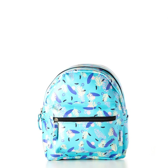 blue fur bag