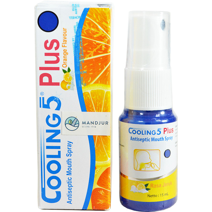 Promo Cooling  5  Plus  Orange Obat  Sariawan Sakit  