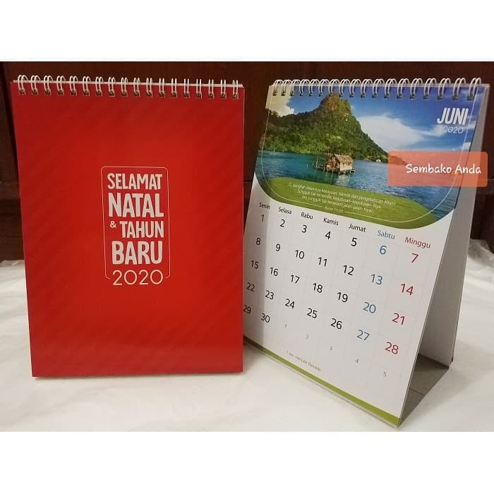 Jual Kalender Meja Besar Tahun 2020 Disertai Ayat Alkitab Jakarta Utara Sembako Anda Tokopedia