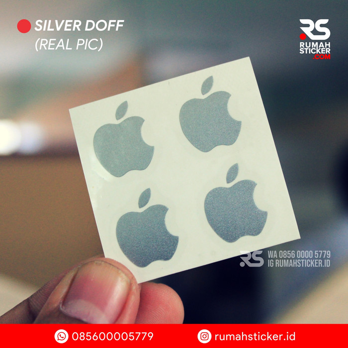 Jual Sticker  Logo  Apple  iPhone untuk  hp  lain bisa oppo 