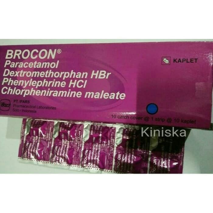 Jual BROCON TAB PARACETAMOL 500mg OBAT BATUK Kab Bekasi Blendung jual-brocon-tab-paracetamol-500mg-obat-batuk-kab-bekasi-blendung
