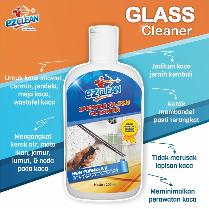 Jual EZ Clean Shower Glass Cleaner Kota Malang EZ 