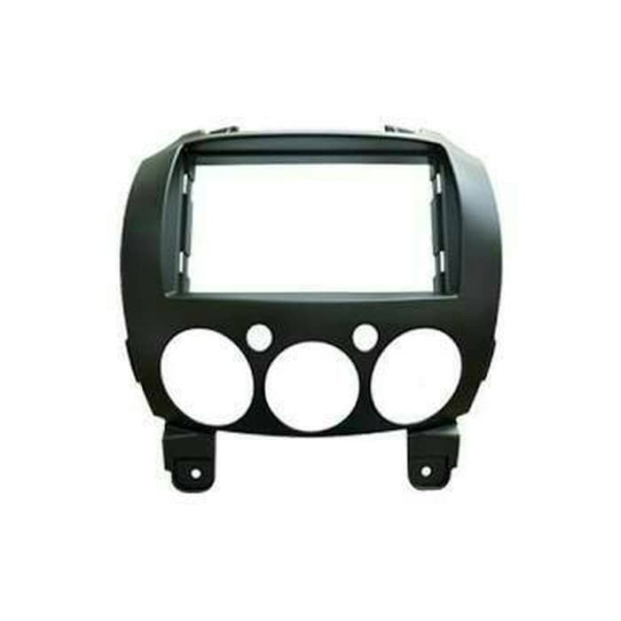 Foto Produk frame double din MAZDA 2 plus frame lampu tengah dari meri audio