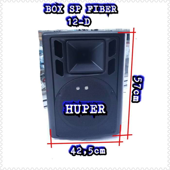 box speaker 12 inch fiber